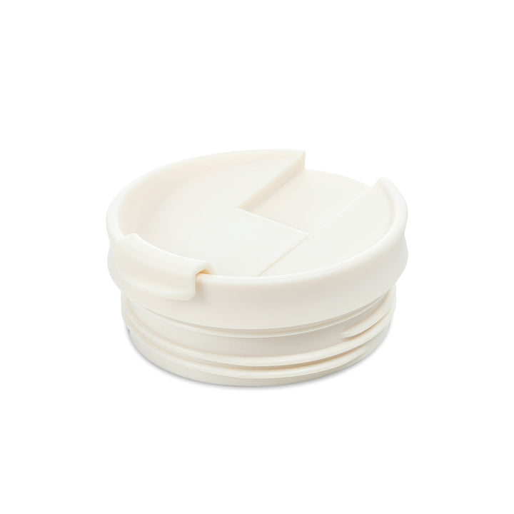 Copo térmico com escovinha de limpeza para o copo #cor_off-white