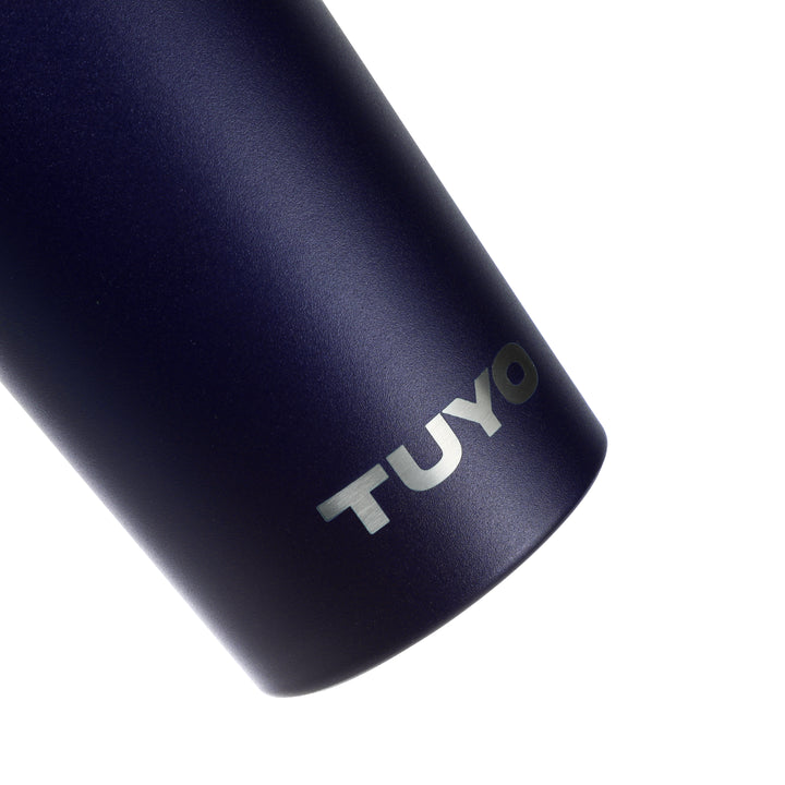 Copo térmico com escovinha de limpeza para o copo #cor_navy-blue