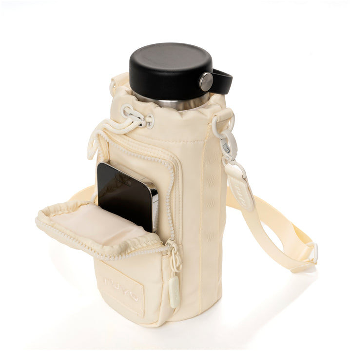 Bolsa para Garrafa #cor_beige