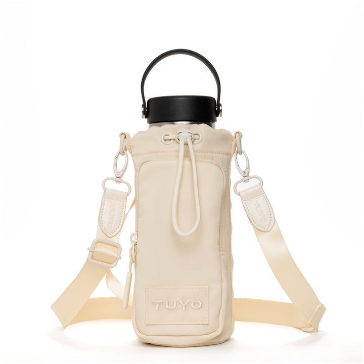 Bolsa para Garrafa #cor_beige