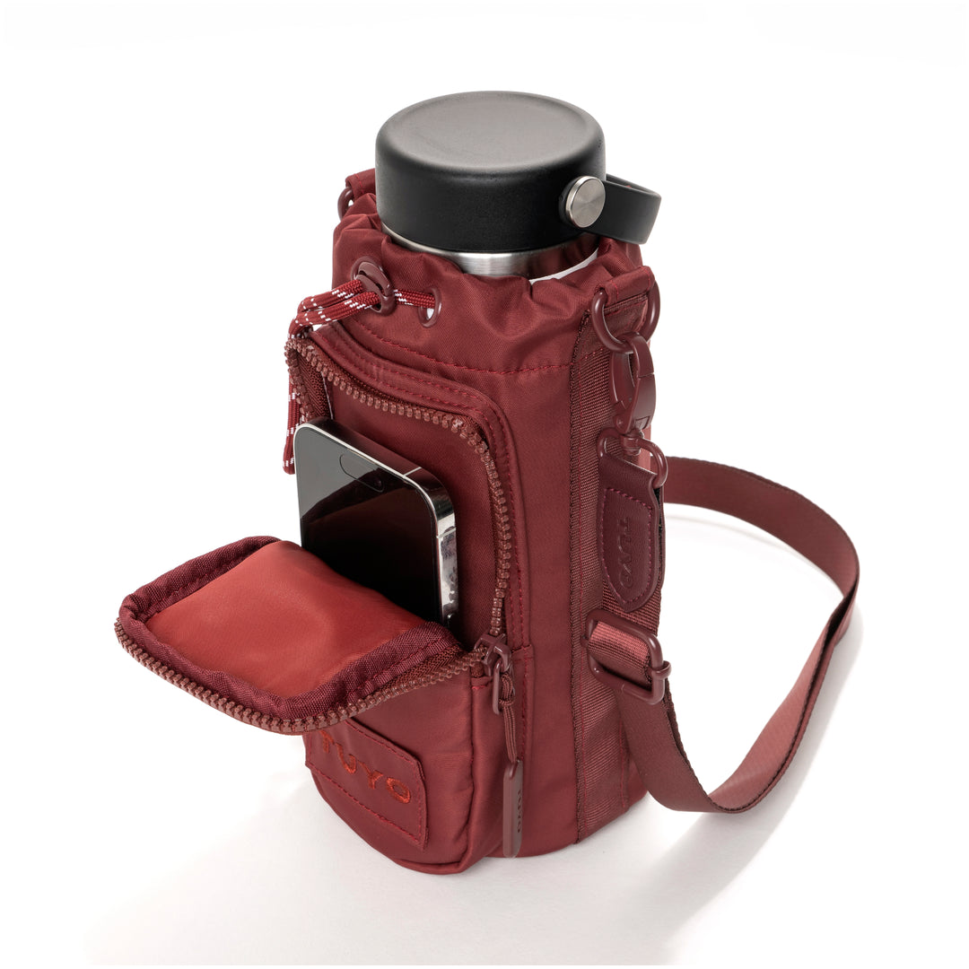 Bolsa para Garrafa #cor_burgundy