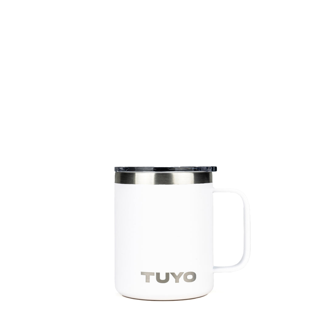 Caneca térmica com tampa. Cozy Tuyo #cor_white