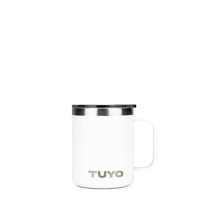 Caneca térmica com tampa. Cozy Tuyo #cor_white