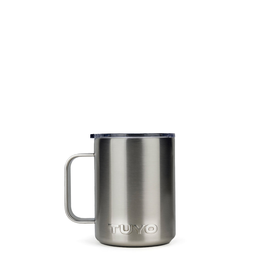 Caneca térmica com tampa. Cozy Tuyo #cor_steel