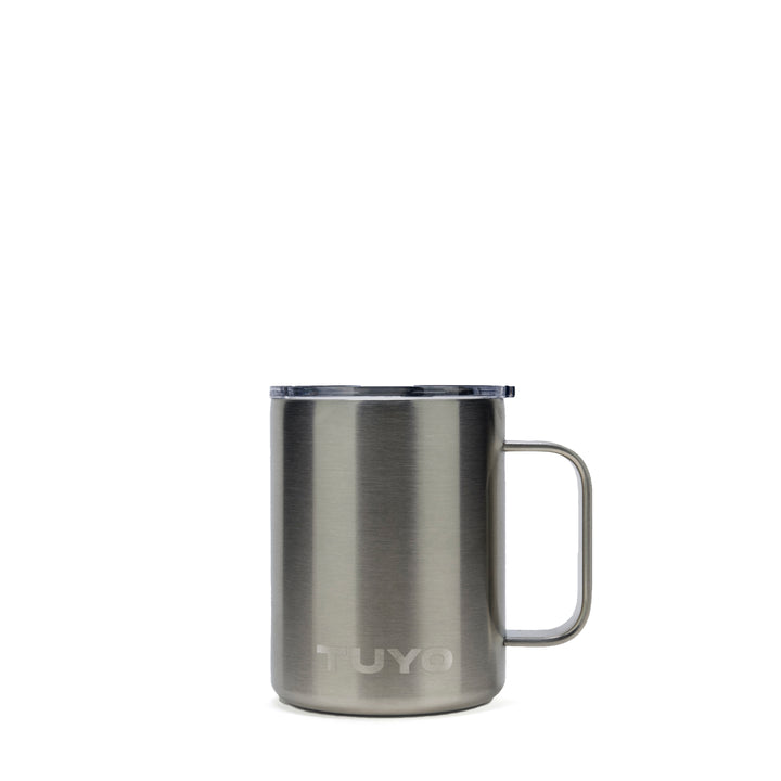 Caneca térmica com tampa. Cozy Tuyo #cor_steel