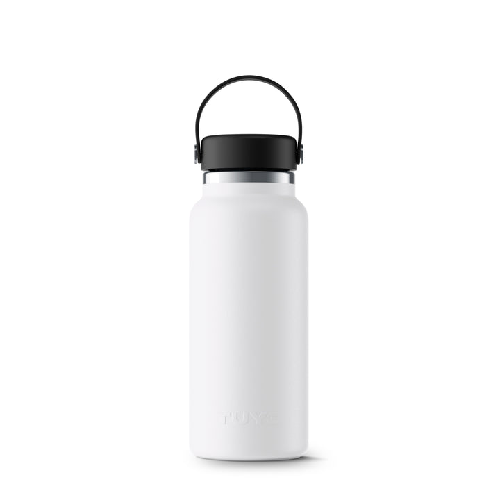 Garrafa térmica branca de 1l #cor_white