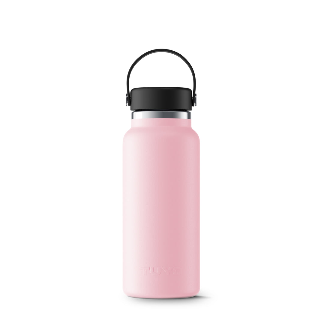 Garrafa térmica rosa de 1l #cor_light-pink