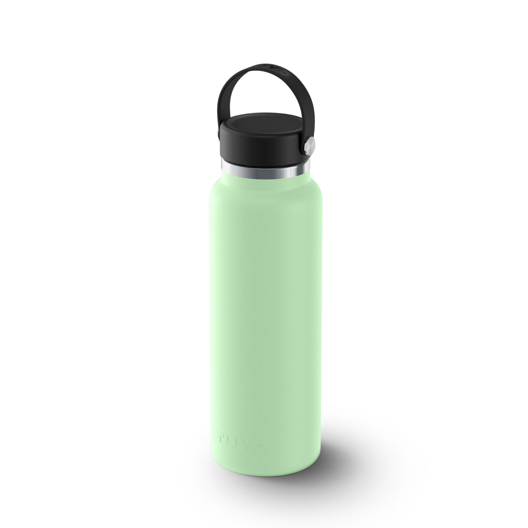 Garrafa térmica de um litro e meio #cor_pistache