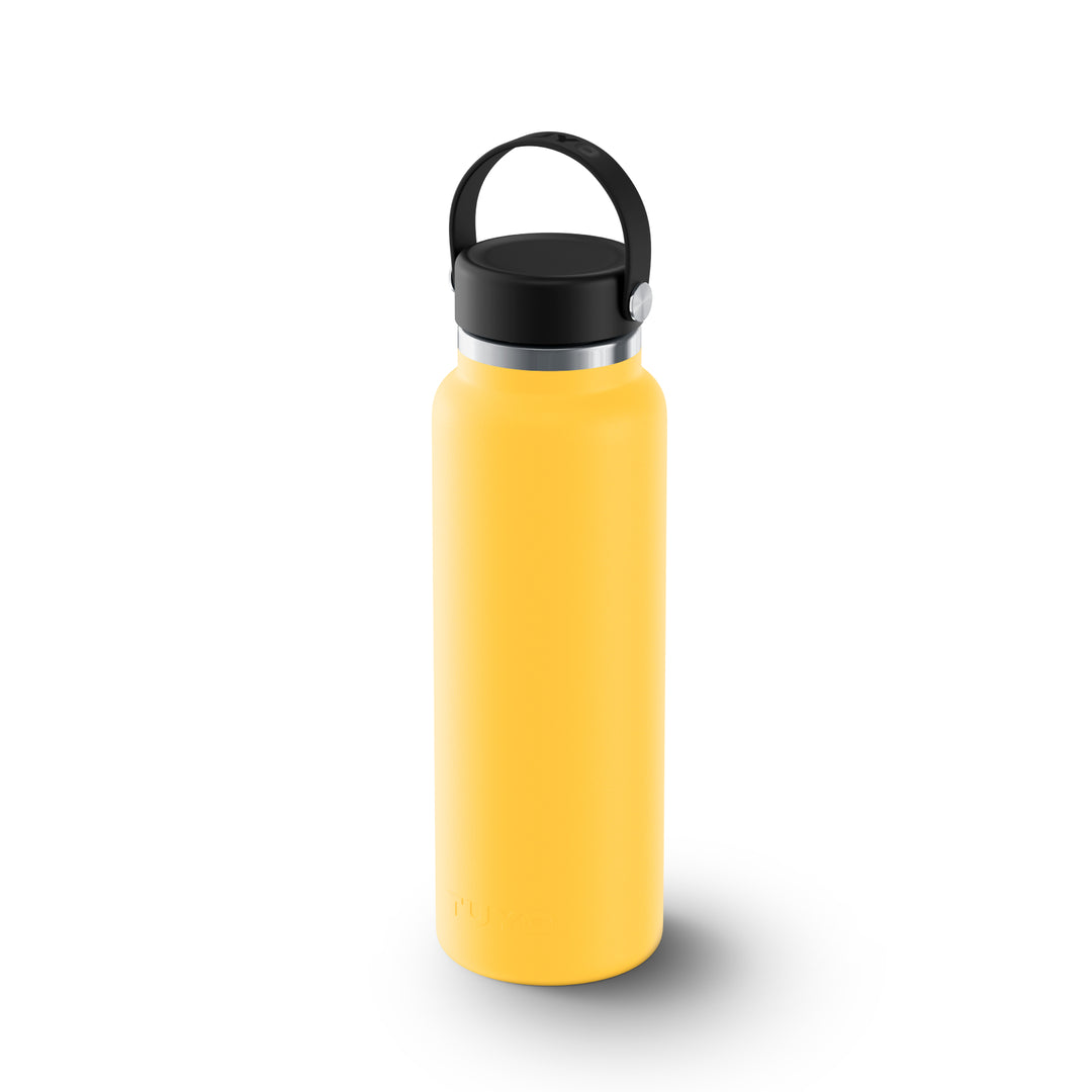 Garrafa térmica de um litro e meio #cor_yellow