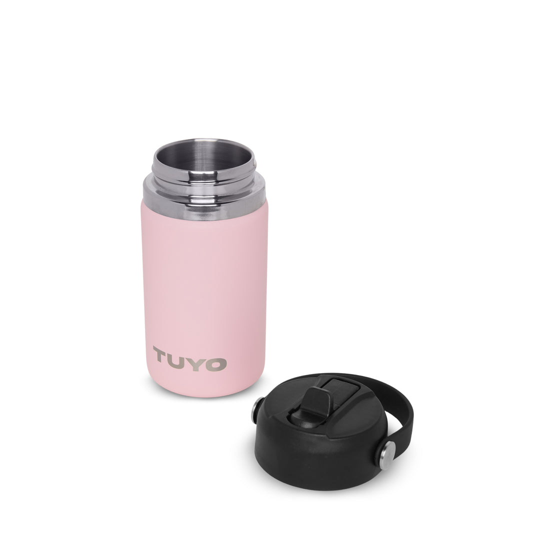 Garrafa térmica infantil #cor_light-pink