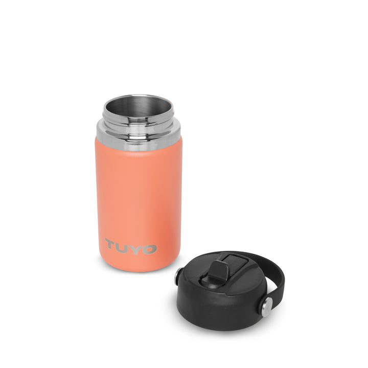 Garrafa térmica infantil #cor_salmon