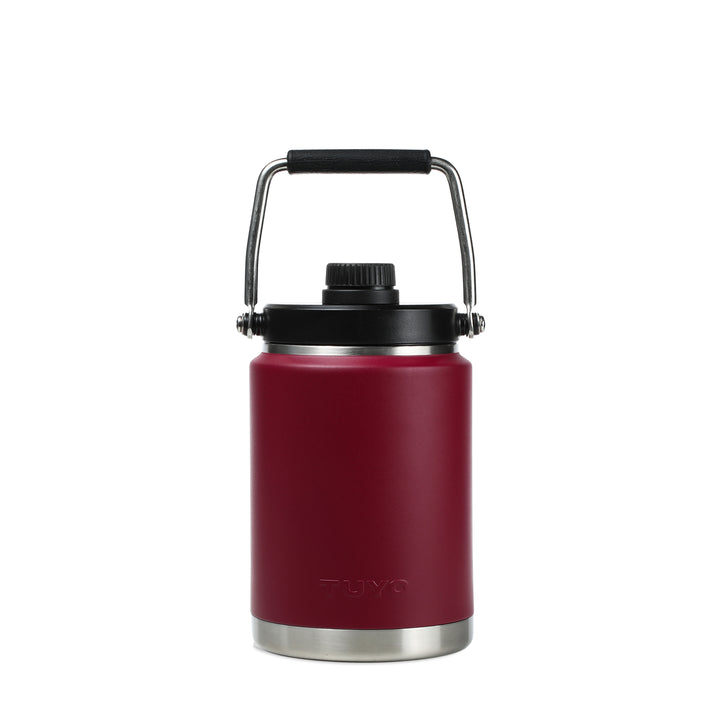 Galão de dois litros #cor_burgundy