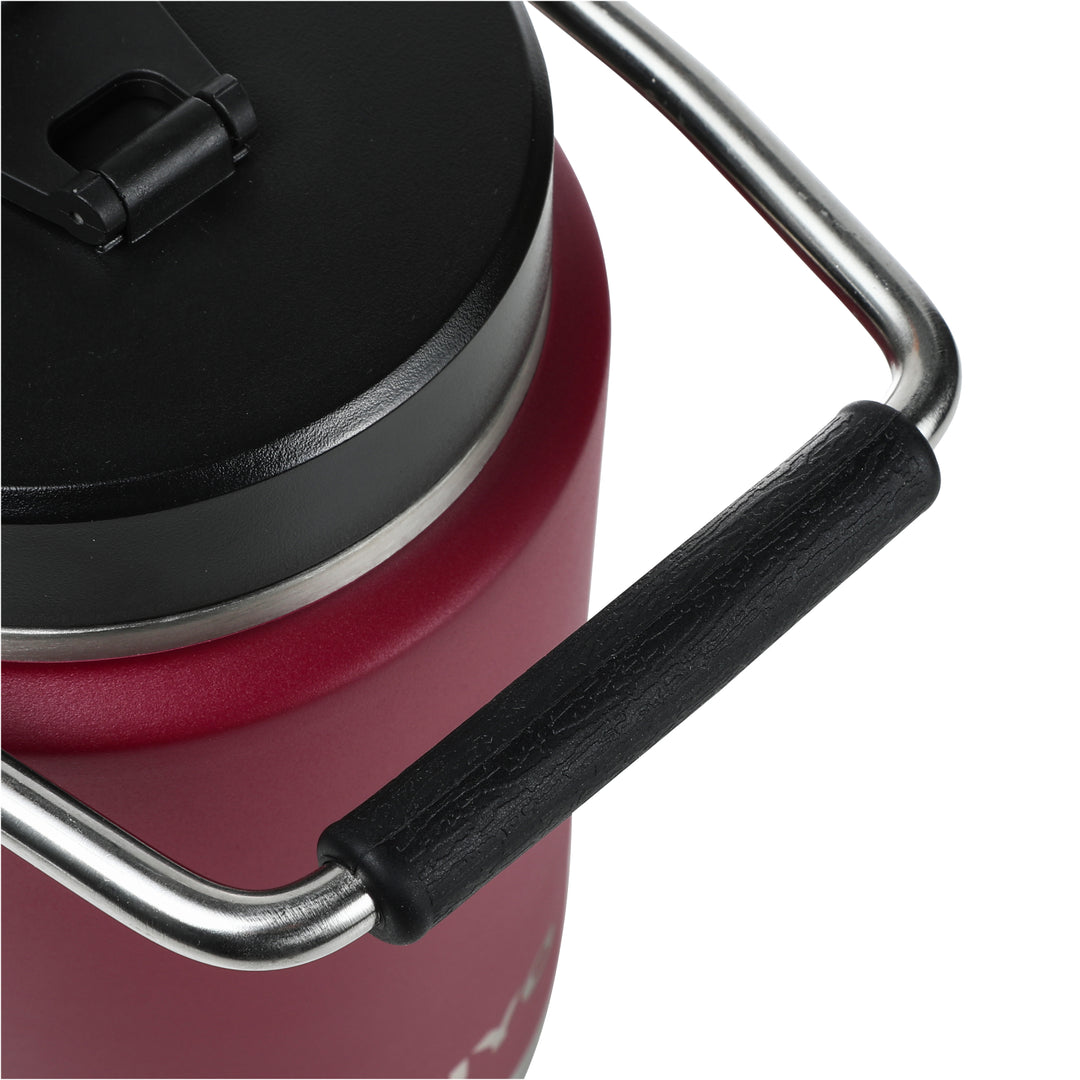 Galão de dois litros #cor_burgundy