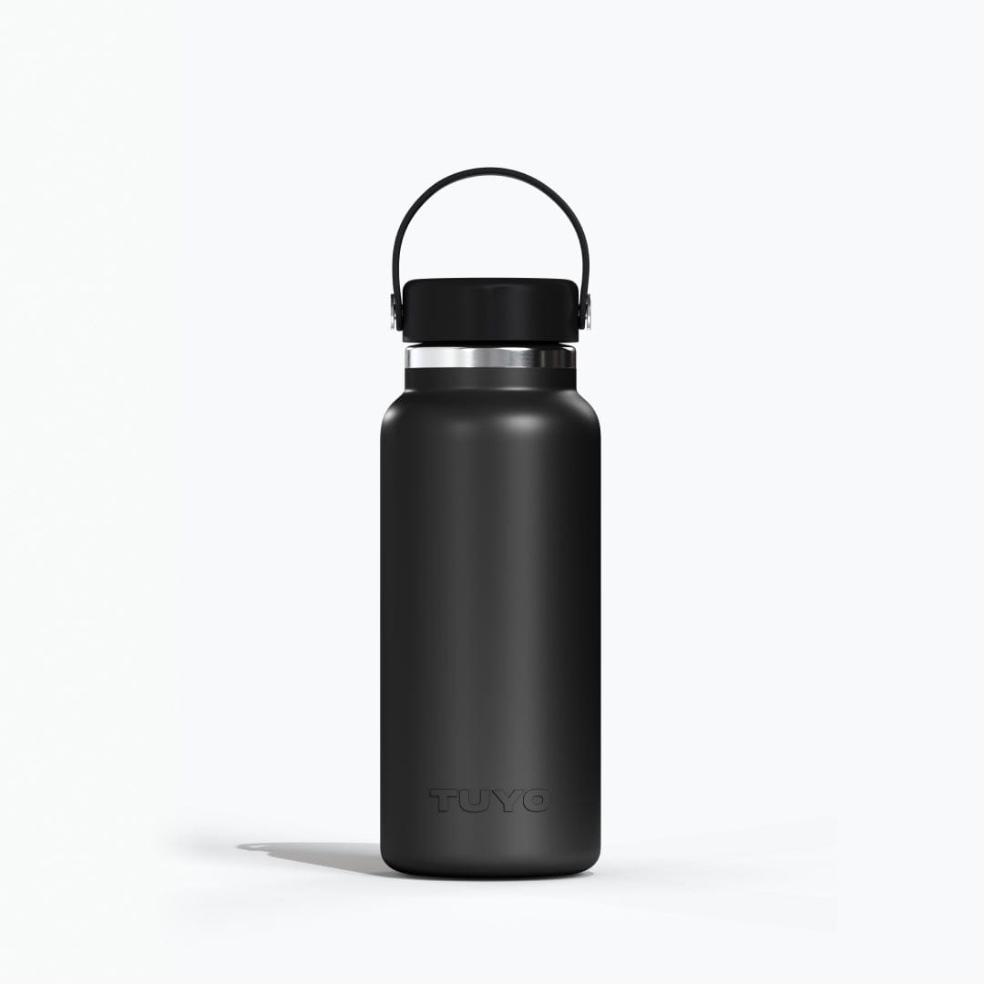 Garrafa térmica preta de 1l #cor_black