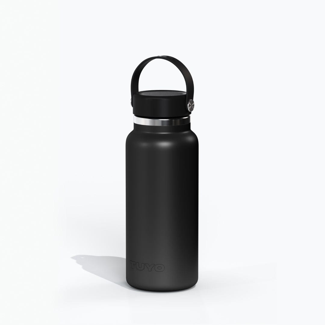Garrafa térmica preta de 1l #cor_black