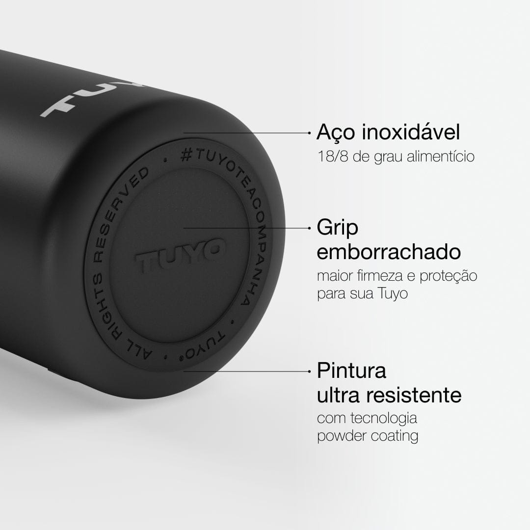 Garrafa térmica preta de 1l #cor_black