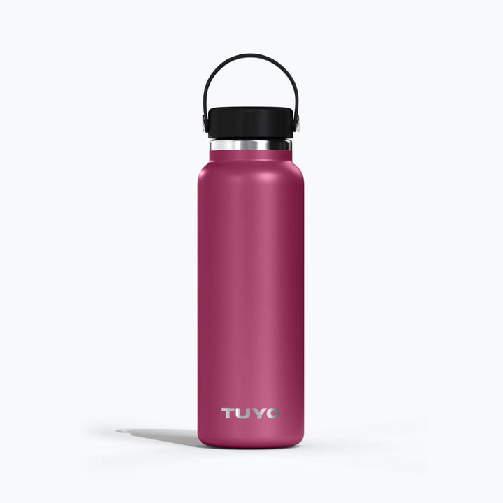 Garrafa térmica de um litro e meio #cor_burgundy