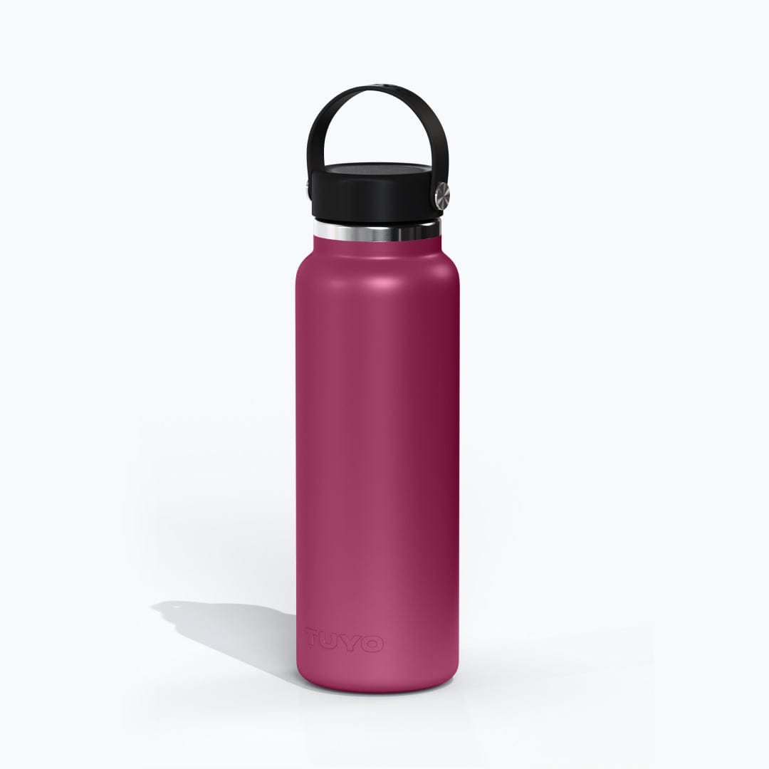 Garrafa térmica de um litro e meio #cor_burgundy