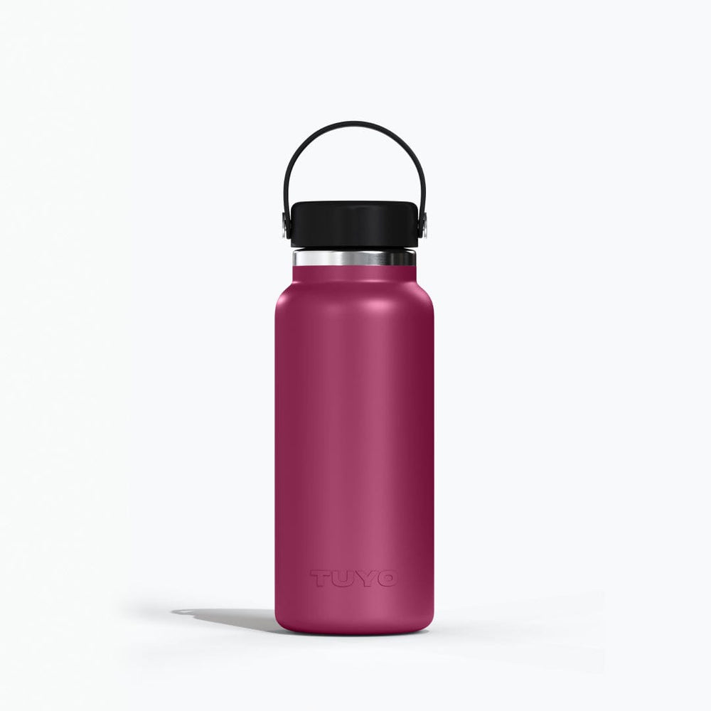 Garrafa térmica vermelho de 1l #cor_burgundy