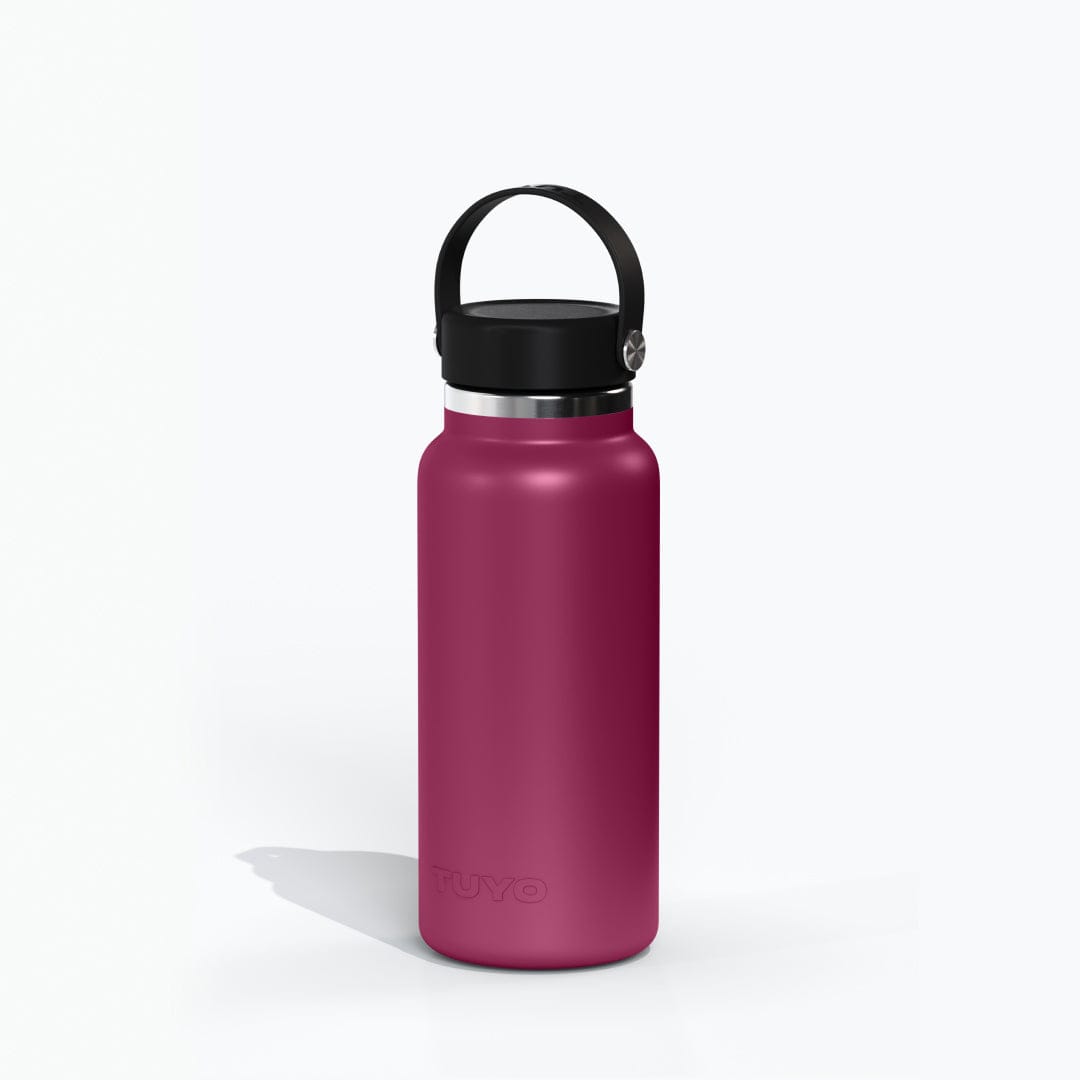 Garrafa térmica vermelho de 1l #cor_burgundy