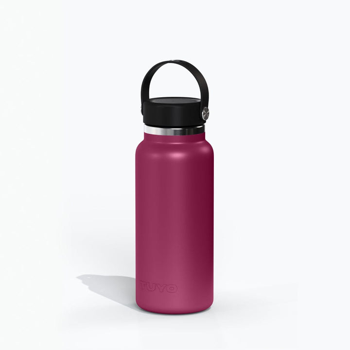 Garrafa térmica vermelho de 1l #cor_burgundy