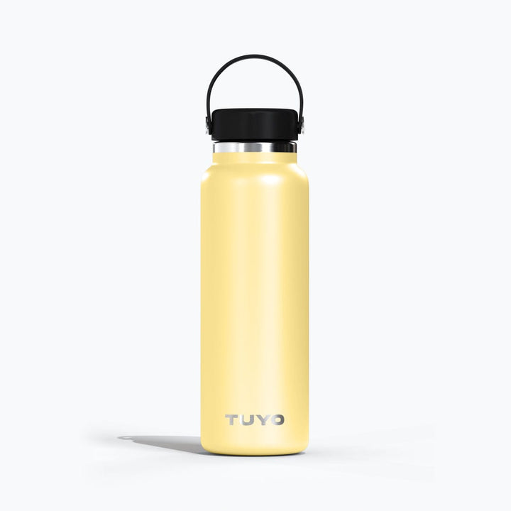 Garrafa térmica #cor_butter-yellow