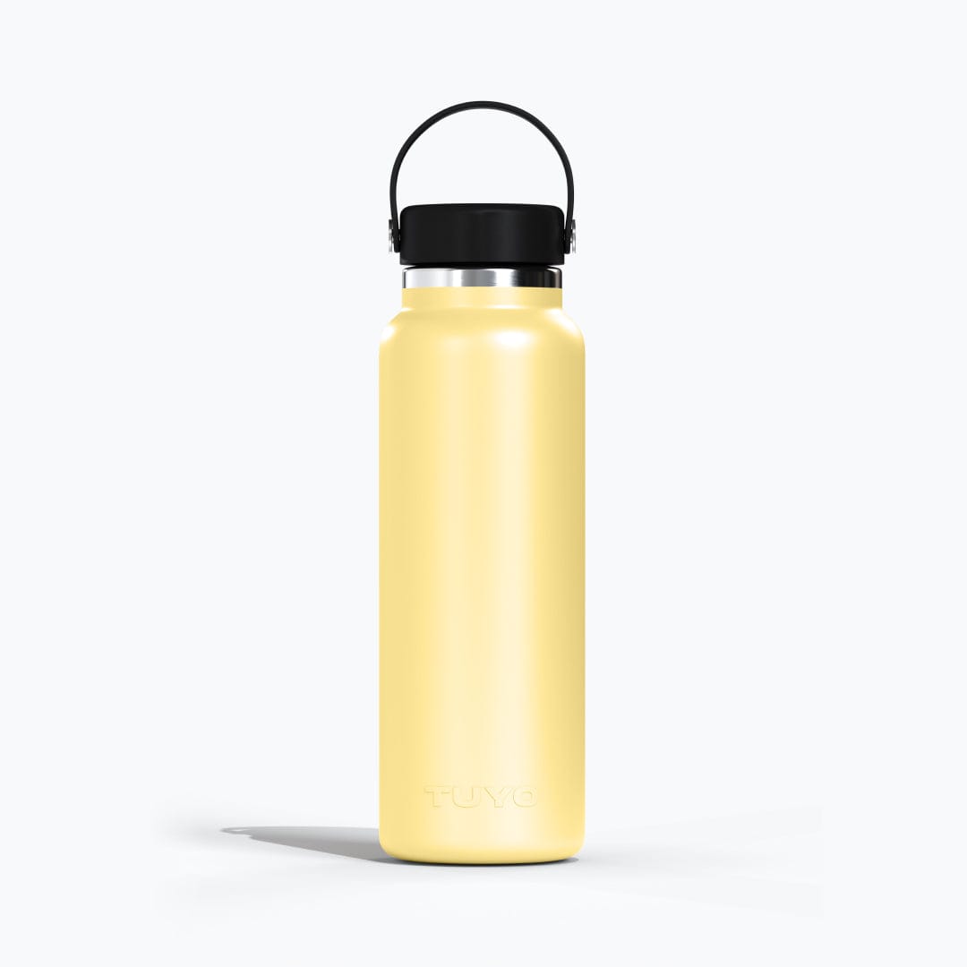 Garrafa térmica #cor_butter-yellow