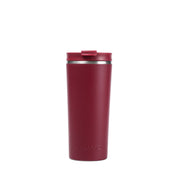 Copo térmico com escovinha de limpeza para o copo #cor_burgundy