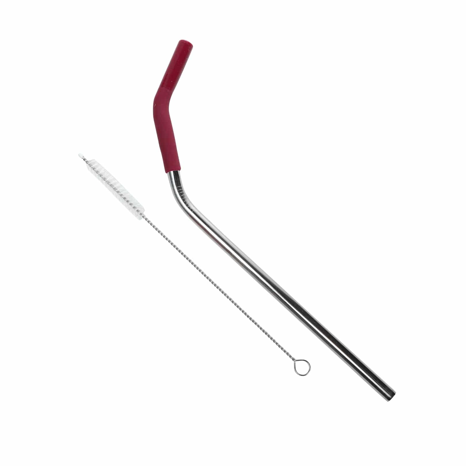 Escovinha de limpeza para o copo e garrafa térmica #cor_burgundy