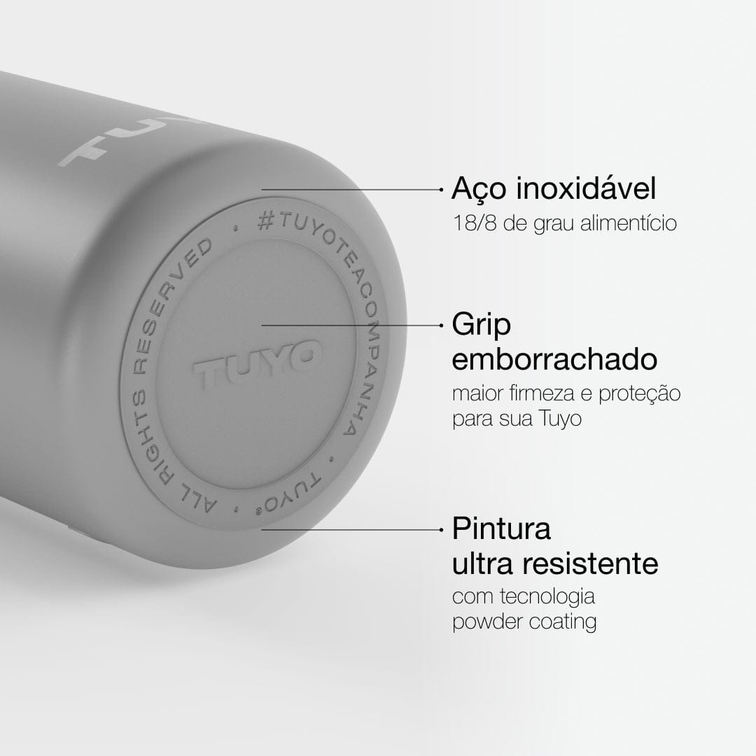 Garrafa térmica Graphite de 1l #cor_graphite