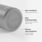 Garrafa térmica Graphite de 1l #cor_graphite