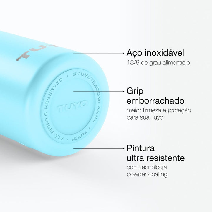 Garrafa térmica um litro e meio #cor_baby-blue