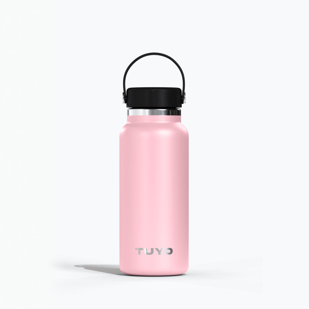 Garrafa térmica rosa de 1l #cor_light-pink