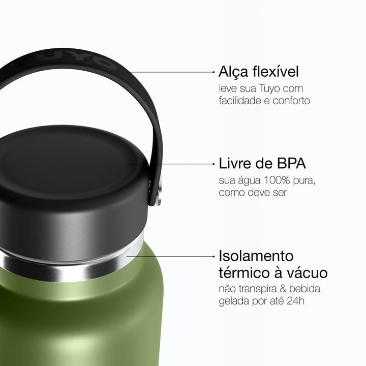 Garrafa térmica de um litro e meio #cor_military-green