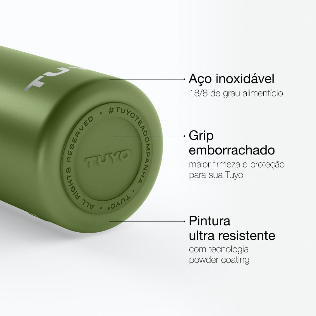 Garrafa térmica #cor_military-green
