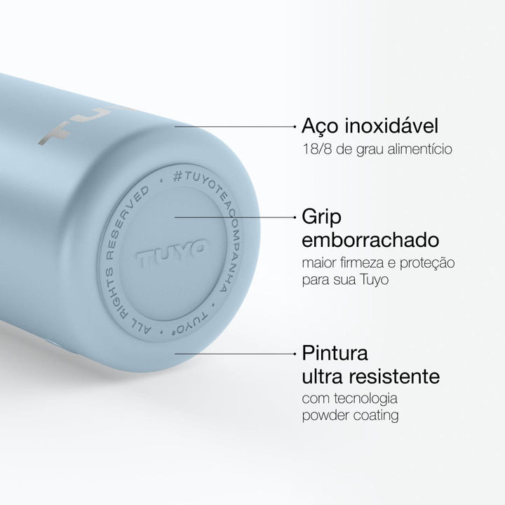 Garrafa térmica #cor_mist-blue