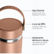 Garrafa térmica #cor_mocha-mousse