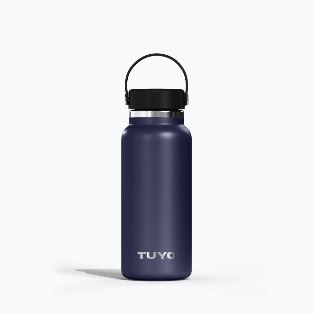 Garrafa térmica azul de 1l #cor_navy-blue