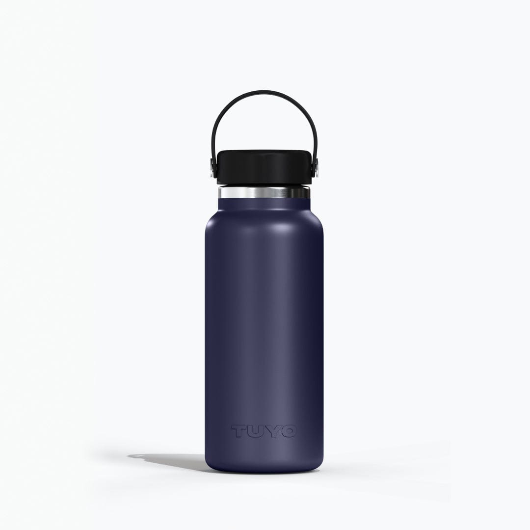 Garrafa térmica azul de 1l #cor_navy-blue