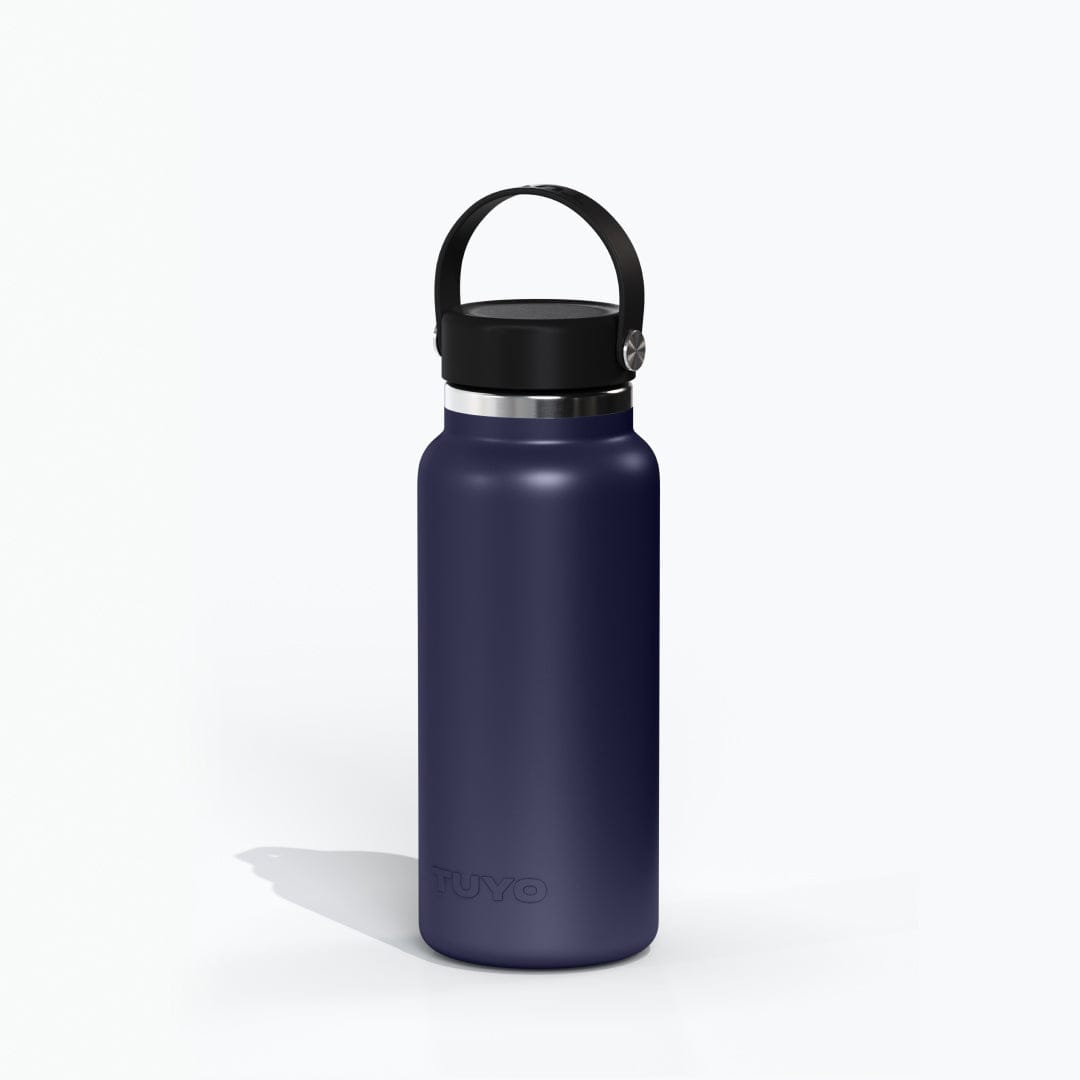 Garrafa térmica azul de 1l #cor_navy-blue