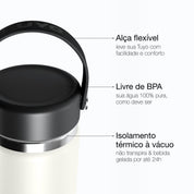 Garrafa térmica #cor_off-white