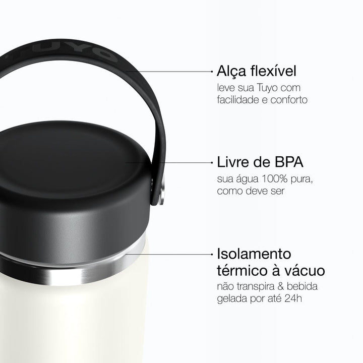 Garrafa térmica #cor_off-white