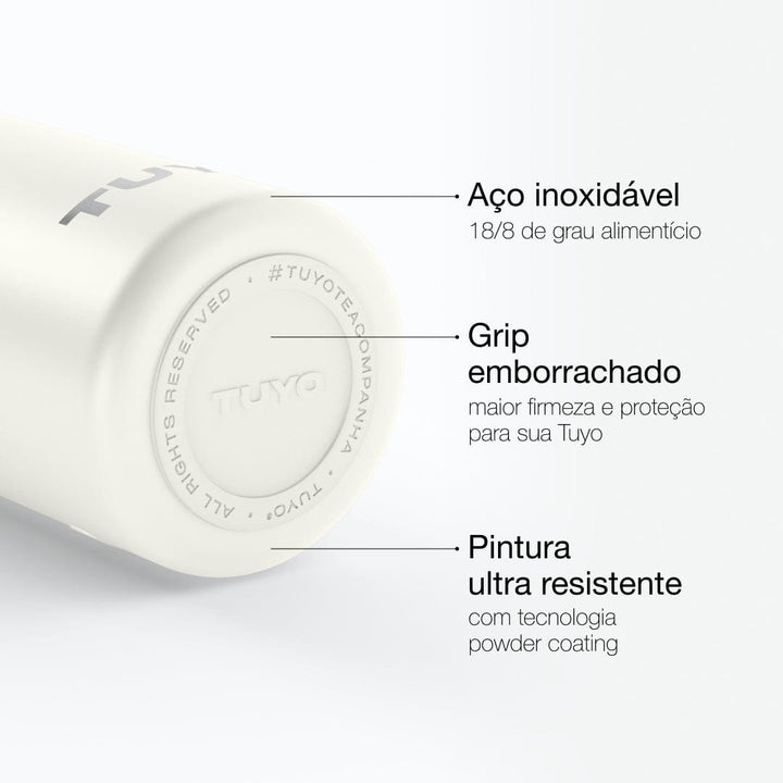 Garrafa térmica #cor_off-white