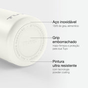 Garrafa térmica off white de 1l #cor_off-white