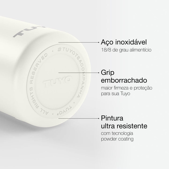 Garrafa térmica off white de 1l #cor_off-white