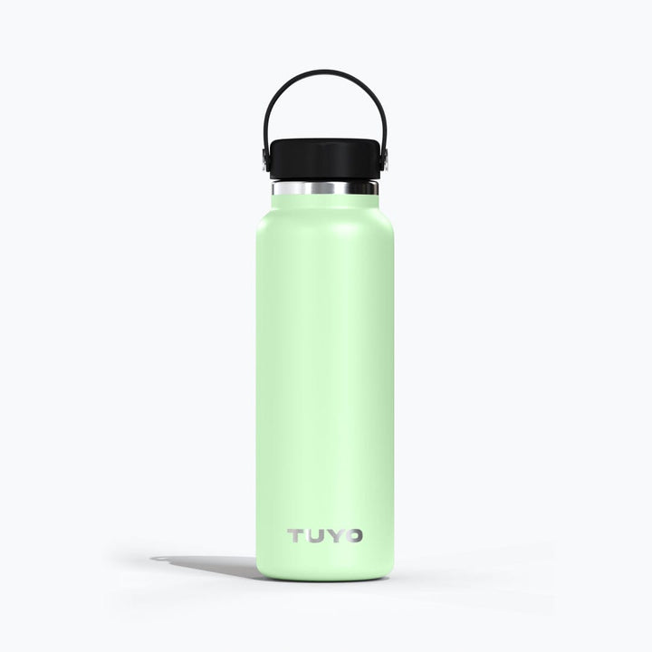 Garrafa térmica de um litro e meio #cor_pistache