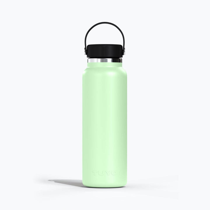 Garrafa térmica de um litro e meio #cor_pistache