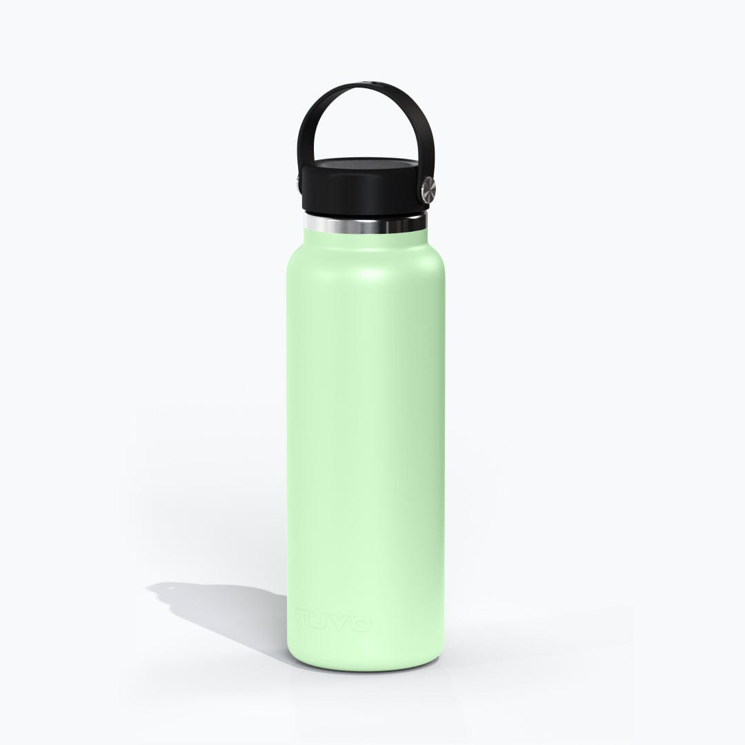 Garrafa térmica de um litro e meio #cor_pistache