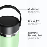 Garrafa térmica  #cor_pistache