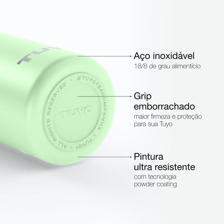 Garrafa térmica  #cor_pistache